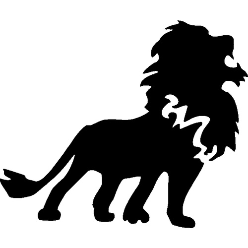 LION STENCIL