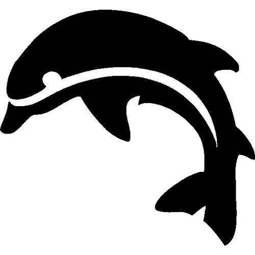 DOLPHIN STENCIL