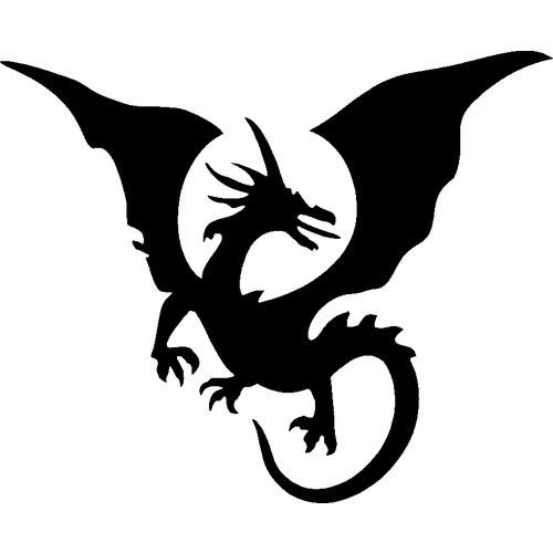 FLYING DRAGON STENCIL