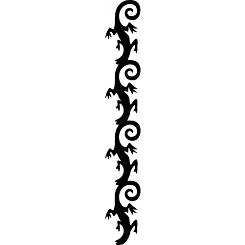 LIZARDS STENCIL