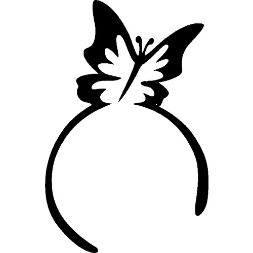 BUTTERFLY BELLY STENCIL