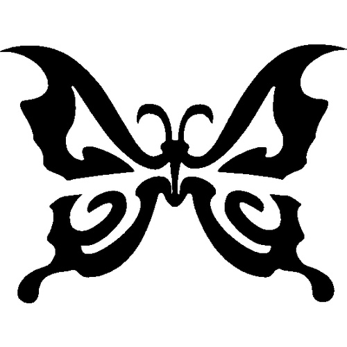 BUTTERFLY THREE STENCIL