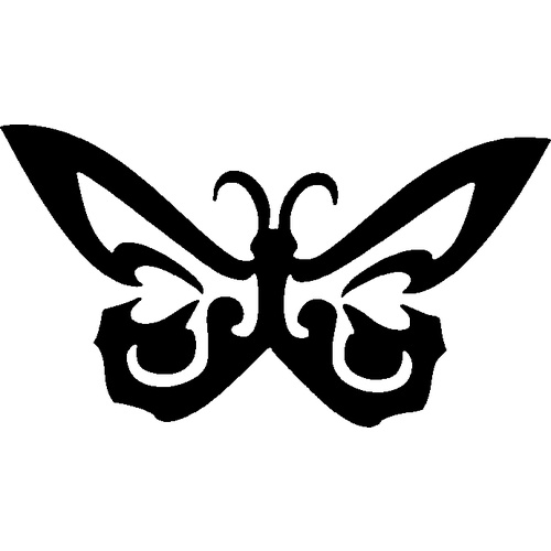 BUTTERFLY DECO STENCIL