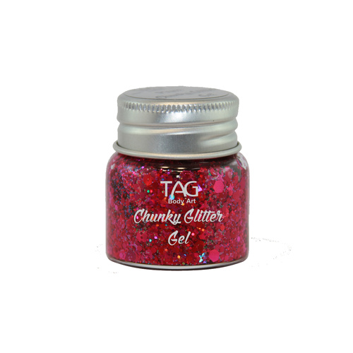 Plum Chunky Glitter Gel 20g