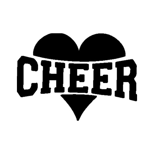 LOVE CHEER STENCIL