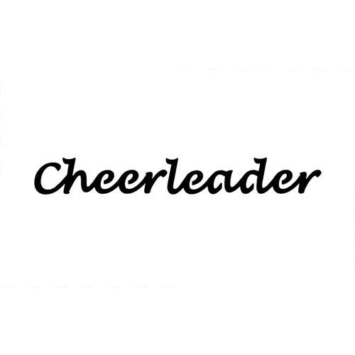 CHEERLEADER STENCIL
