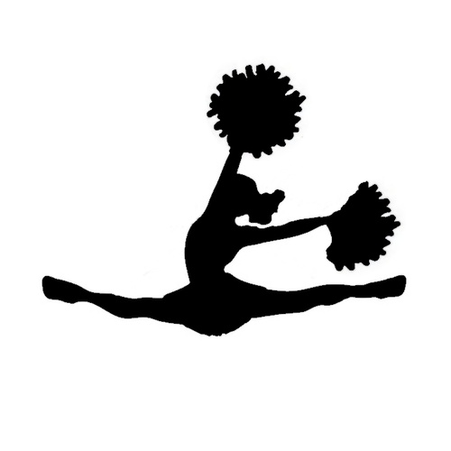 CHEERLEADER 2 STENCIL