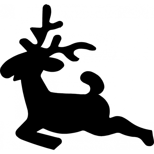 REINDEER JUMPING STENCIL