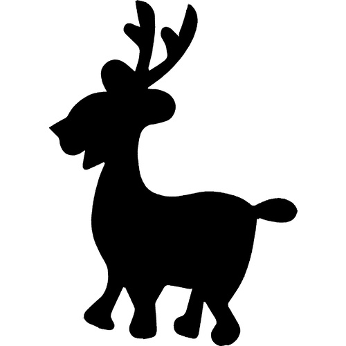 REINDEER STENCIL
