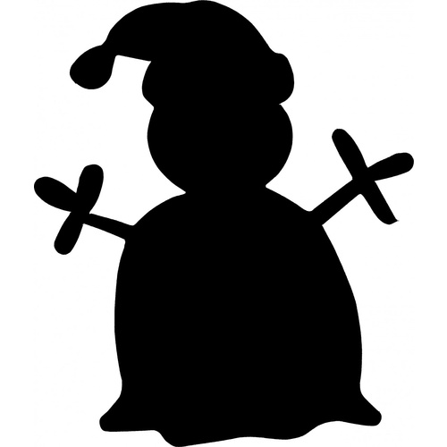 SNOW MAN STENCIL