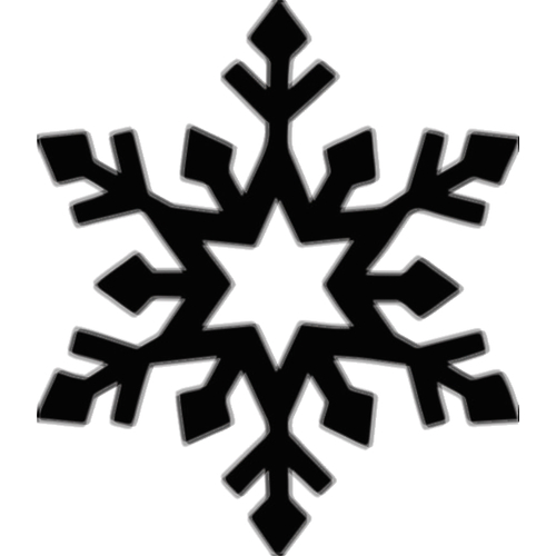 SNOWFLAKE 2 STENCIL