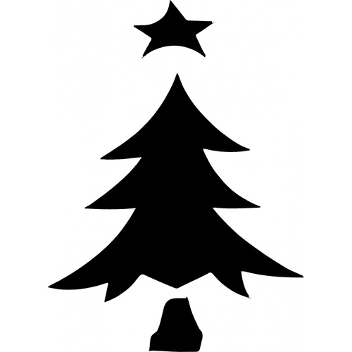 CHRISTMAS TREE 1 STENCIL