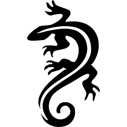 LIZARD STENCIL
