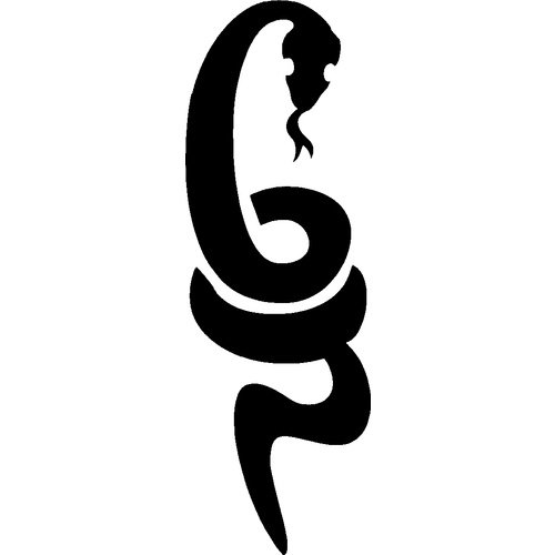 COIL SNAKE STENCIL