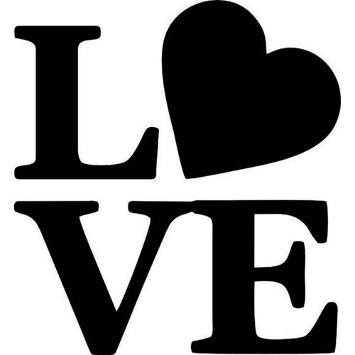 LOVE STENCIL