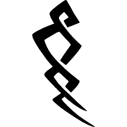 LIGHTNING STENCIL