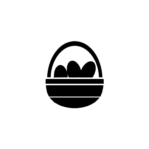 EASTER BASKET STENCIL