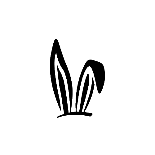 BUNNY EARS 2 STENCIL