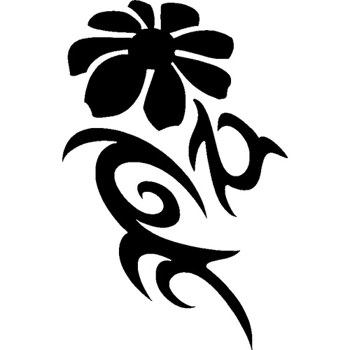 FLOWER DAISY STENCIL