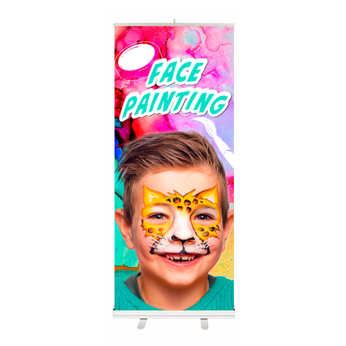 Face Painting Pull-up Banner - Design 1