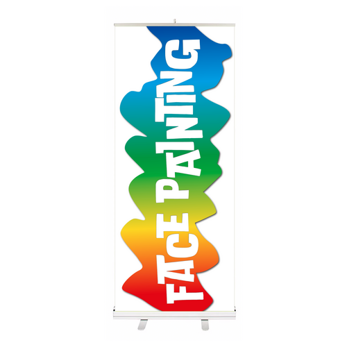 Face Painting Pull-up Banner - Design 2