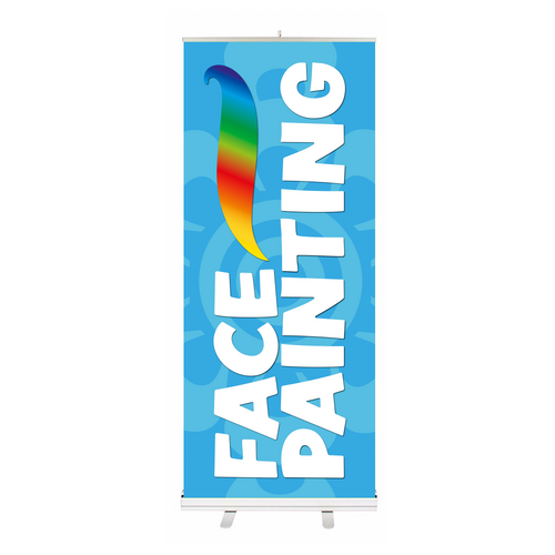 Face Painting Pull-up Banner - Design 3