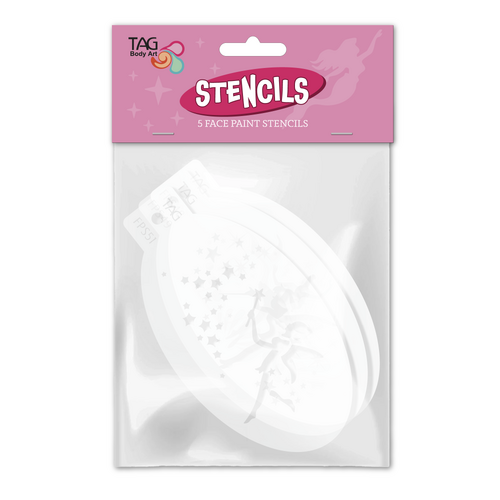 Girls - Face Paint Stencil 5 Pack