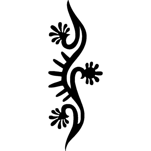 FLOWER WILD STENCIL