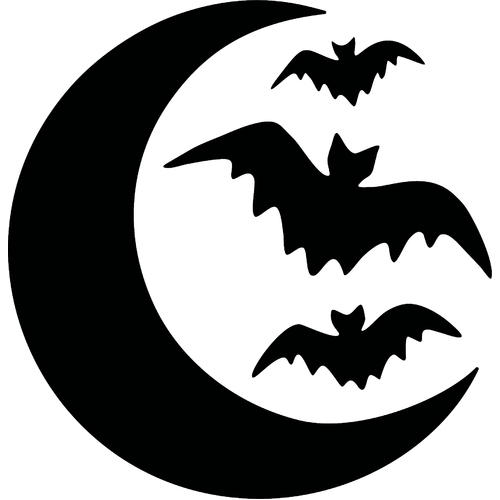 FLYING BATS STENCIL
