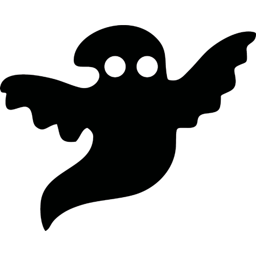 SCARY GHOST STENCIL