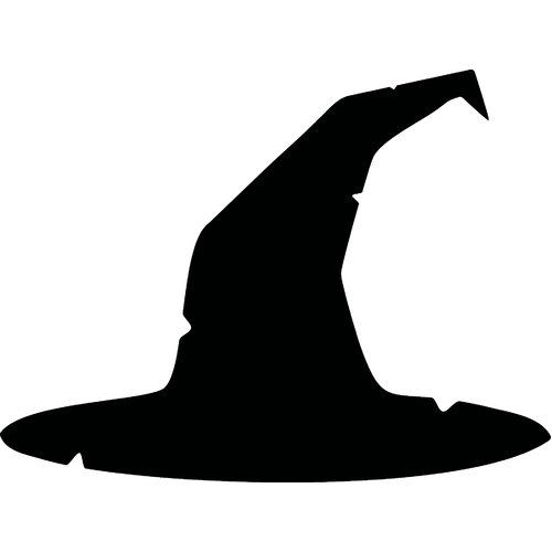 WITCHES HAT STENCIL