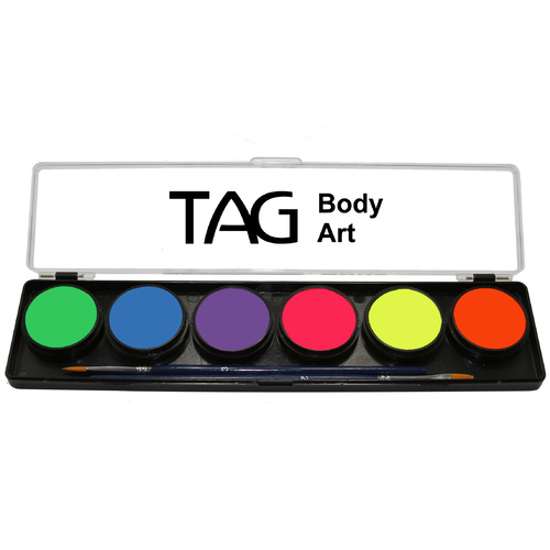 Neon Palette 6 x 10g Face and Body Paint