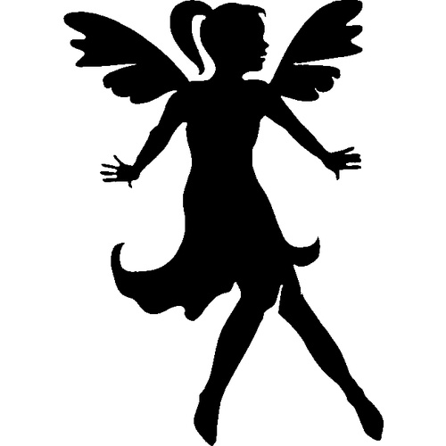 FLYING FAIRY STENCIL