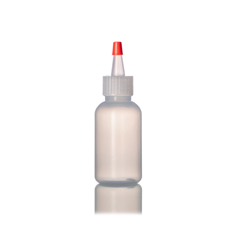 LDPE Boston Round Puffer Bottle 15ml