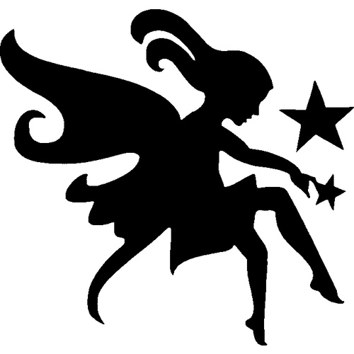 STAR FAIRY STENCIL