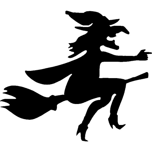 WITCH STENCIL