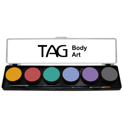 Pastel Palette 6 x 10g Face and Body Paint