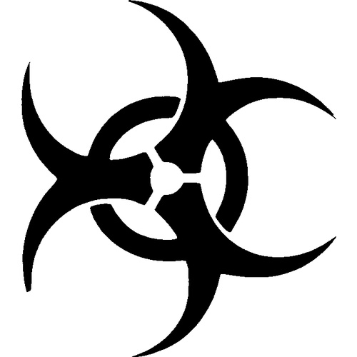 BIO HAZARD STENCIL