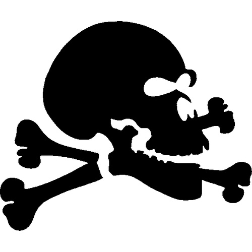 JOLLY ROGER STENCIL