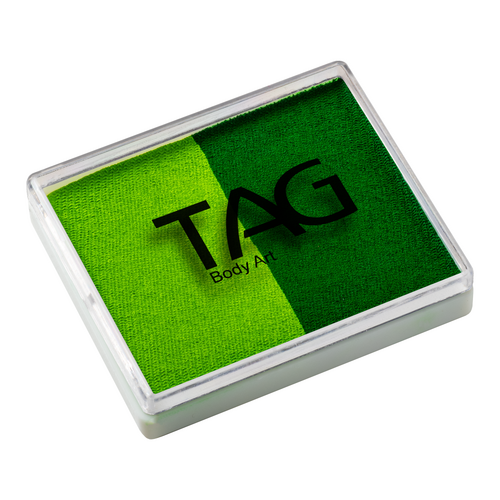 Light Green & Medium Green Split Cake 50g
