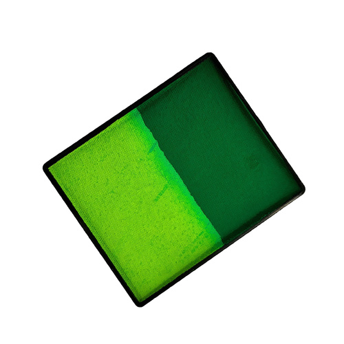 Light Green & Medium Green Split Cake 50g - SECONDS