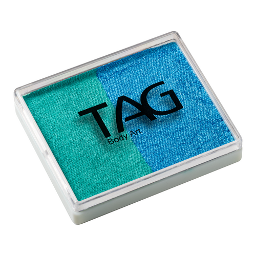 Pearl Teal & Pearl Sky blue Split Cake 50g