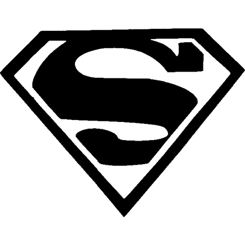 SUPERMAN STENCIL