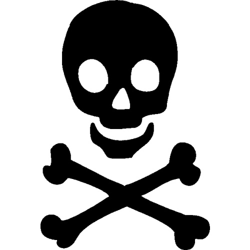 SKULL & CROSSBONE STENCIL