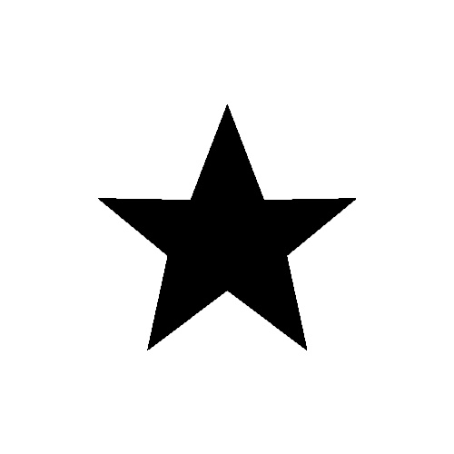 STAR STENCIL - SMALL