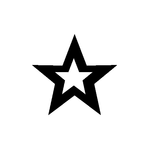 STAR IN STAR STENCIL - SMALL