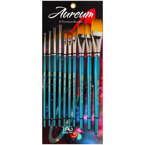 TAG Aureum 10 Brush Set