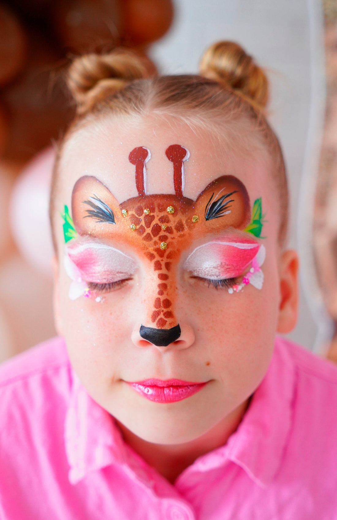 Giraffe Face Paint Tutorial: Step by Step Photo Guide