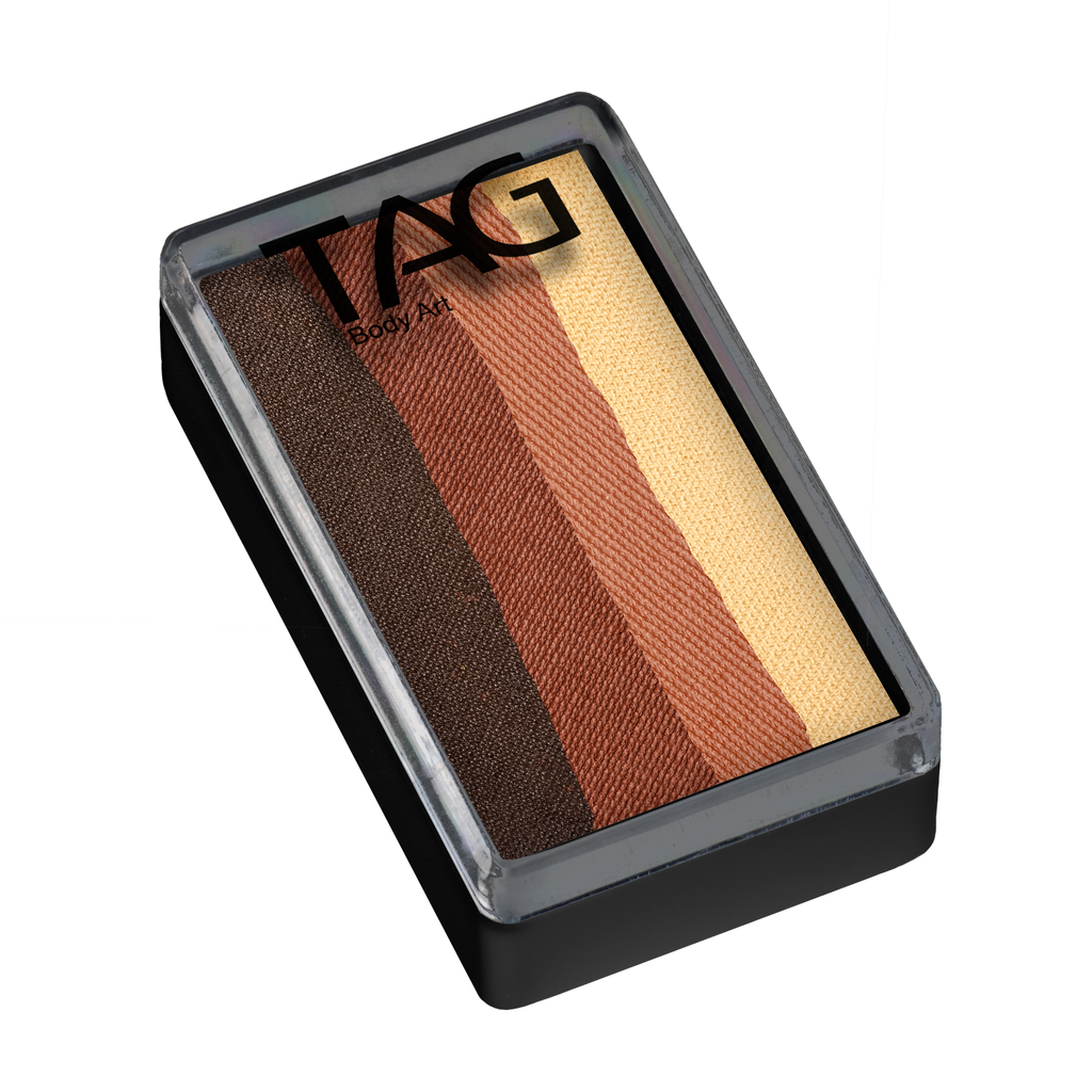Face Paint 1 Stroke Split Cake - Gingerbread Grove