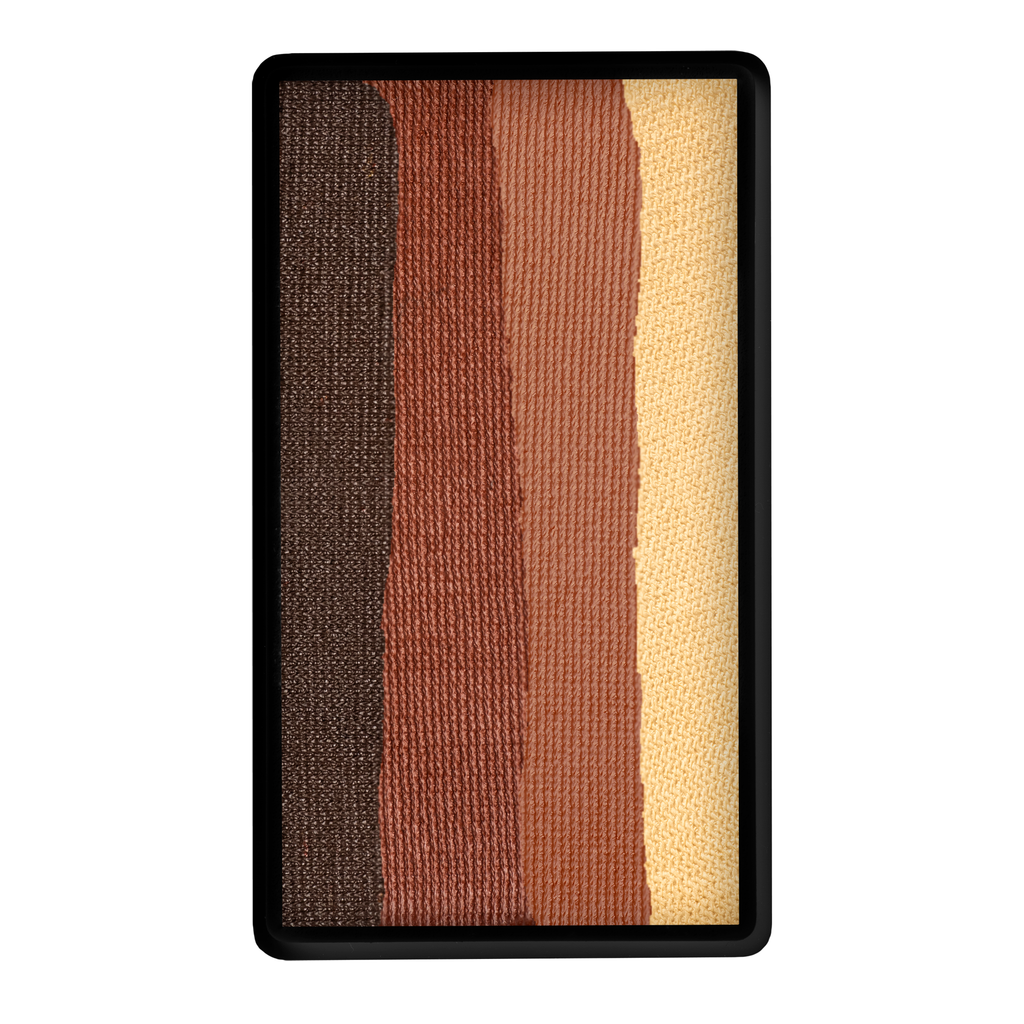 Face Paint 1 Stroke Split Cake - Gingerbread Grove
